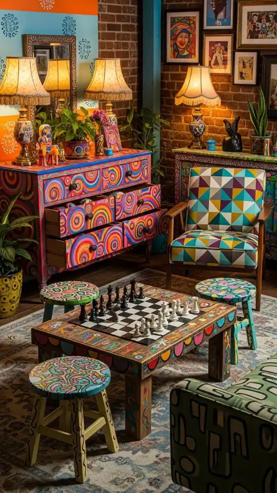 23 Unique Furniture Ideas for Funky Home Decor That Stand Out 24 Custom Hand-Painted Furniture