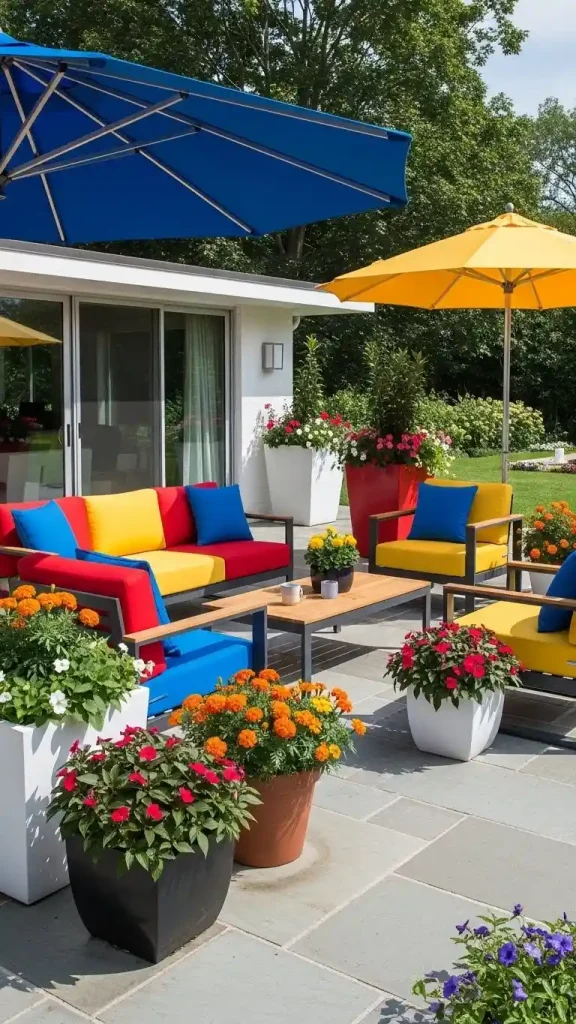 23 Primary Color Home Decor | Creative Ideas to Brighten Your Space 24 Primary Color Outdoor Patio Decor