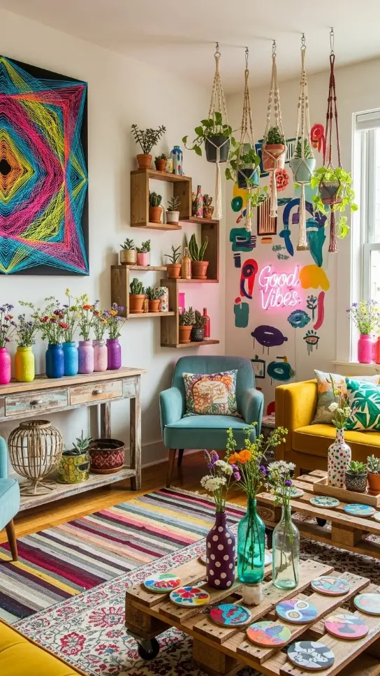 27 Fun DIY Ideas for Funky Home Decor to Transform Your Space 1 27 fun diy ideas for funky home decor