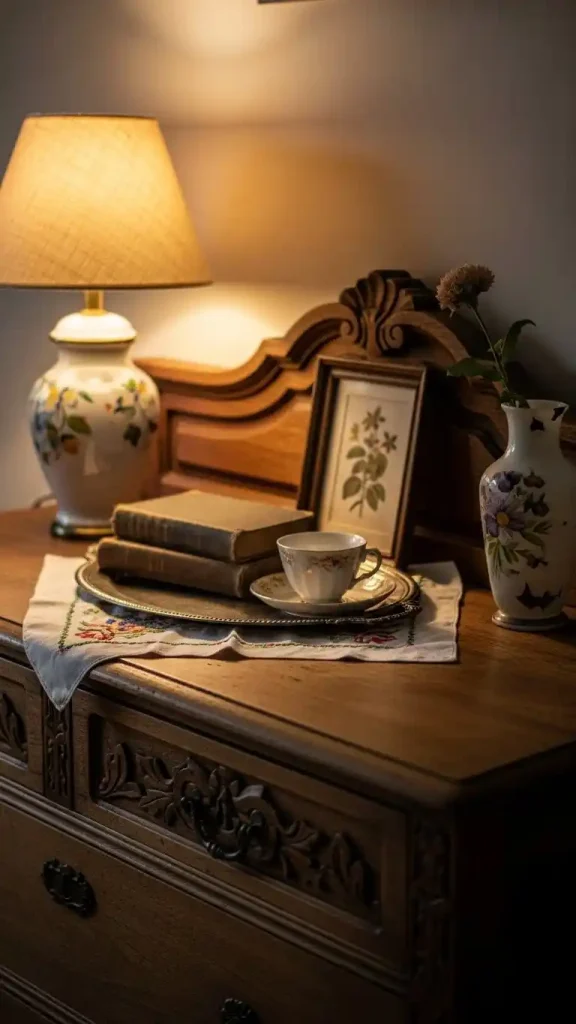 23 Thrifted Home Decor Bedroom | Create a Cozy, Vintage-Inspired Space 4 Antique Dresser with Character