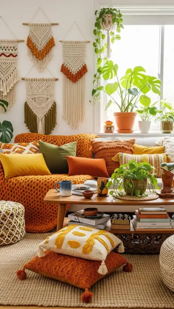 22 Earthy Funky Home Decor Creative Ideas for a Stylish and Natural Home 4 Macramé Wall Hangings