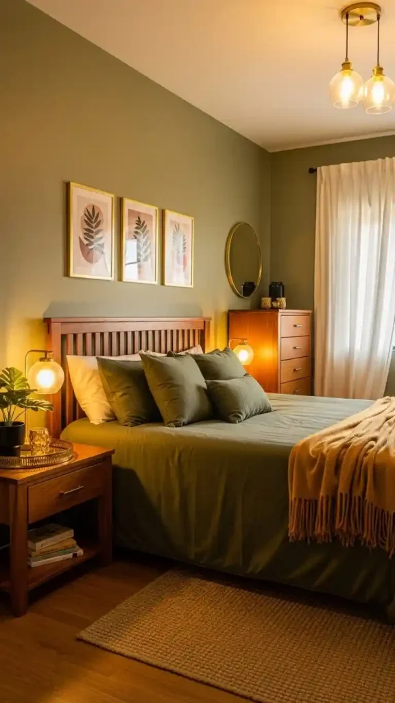 23 Green Color Home Decor | Inspiring Ideas for Every Room 4 Olive Green Bedroom Themes