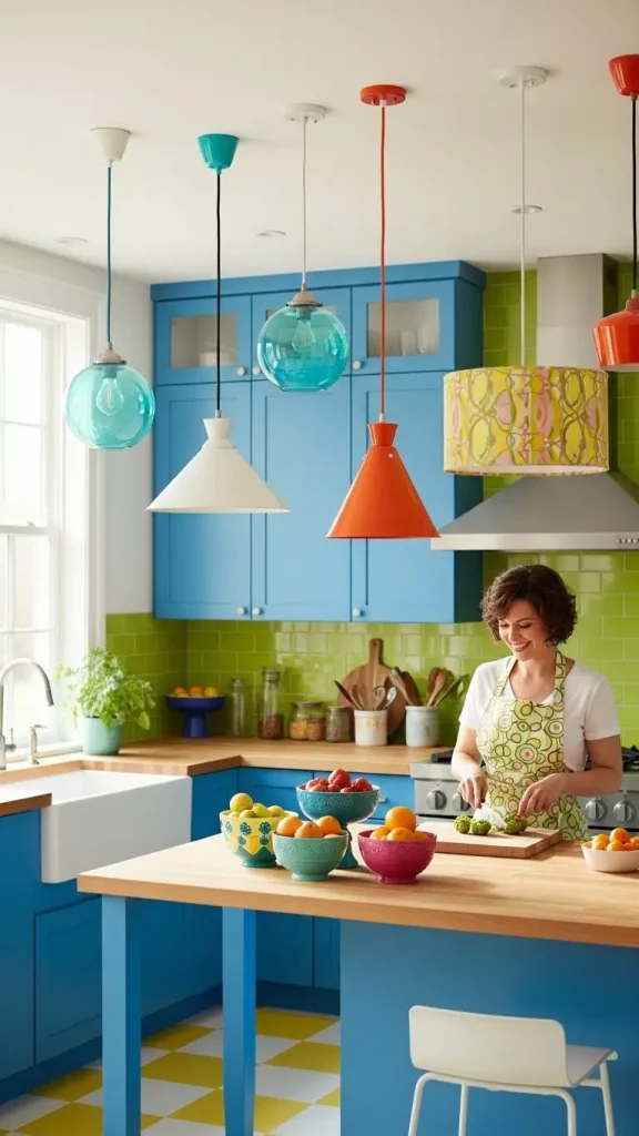 21 Funky Home Decor Kitchen Ideas That Transform Your Cooking Space 4 Vintage Pendant Lighting