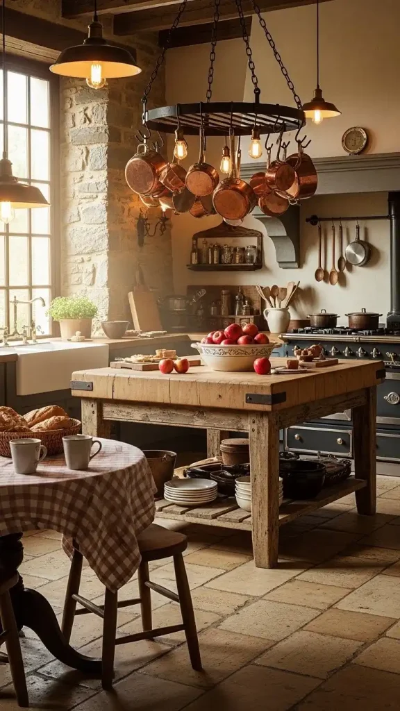 20 Thrifted Home Decor Kitchen Ideas to Style Your Space on a Budget 5 Second-Hand Copper Pots