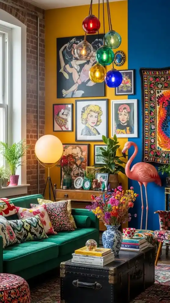 23 Eclectic Funky Home Decor Creative Ideas for a Stylish Space 5 Statement Lighting Fixtures