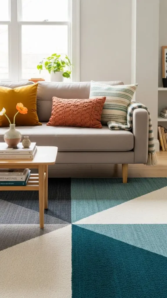 22 Bright Color Home Decor Ideas to Energize Every Room 5 Statement Rugs