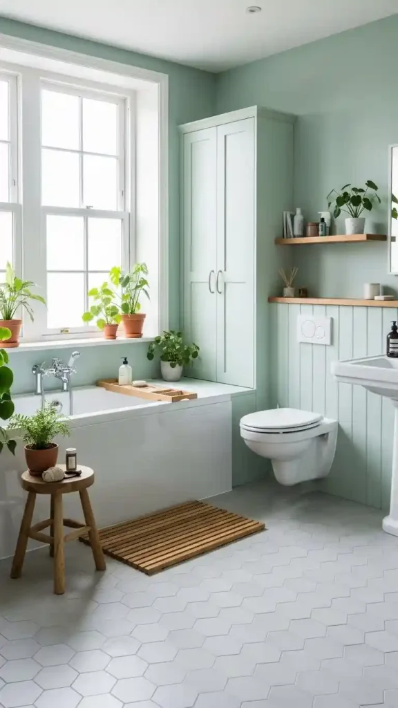 23 Green Color Home Decor | Inspiring Ideas for Every Room 6 Mint Green Bathroom Decor