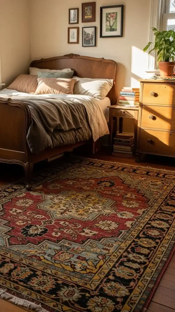 23 Thrifted Home Decor Bedroom | Create a Cozy, Vintage-Inspired Space 6 Secondhand Rugs for Warmth
