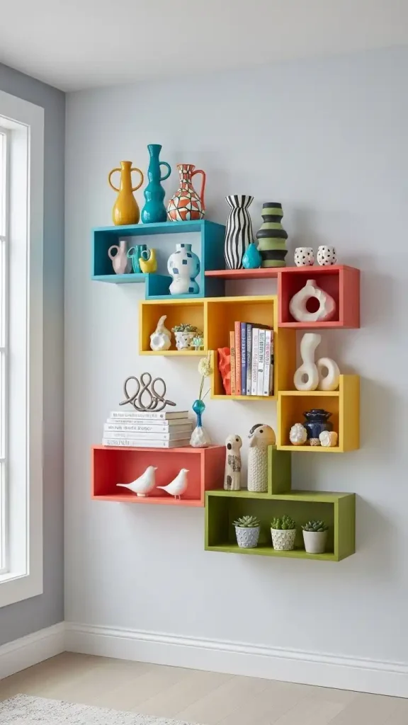 23 Funky Home Decor Items to Instantly Elevate Your Space 7 Decorative Floating Shelves