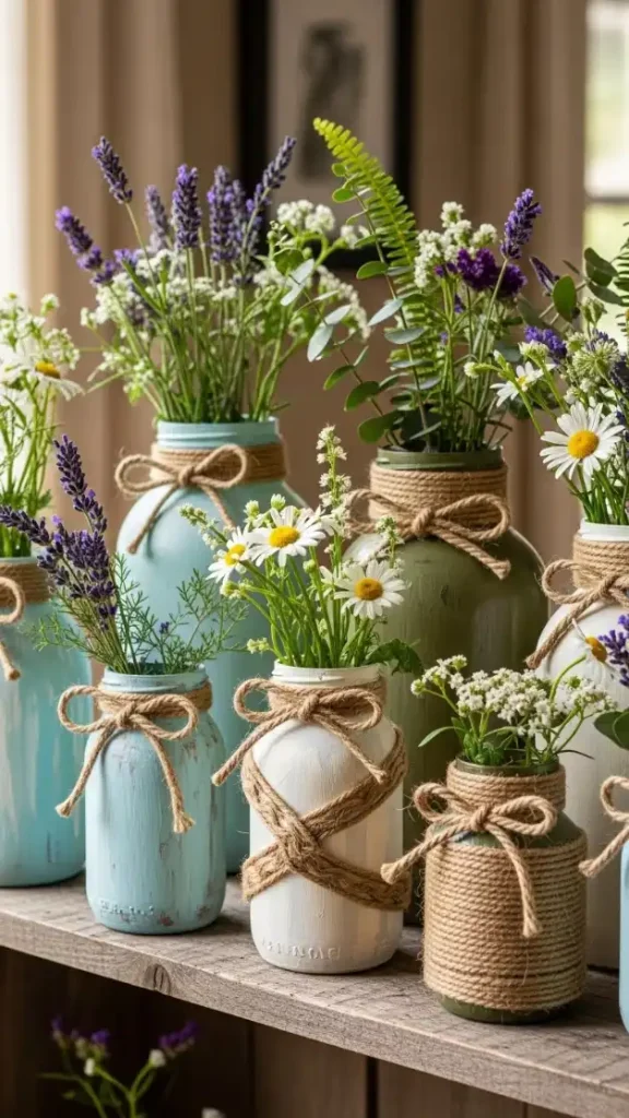 19 Thrifted Home Decor DIY Ideas to Personalize Your Home 7 Thrifted Glass Jar Crafts