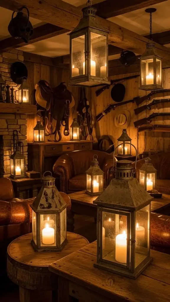 18 Thrifted Home Decor Western Ideas to Style Your Home 8 Antique Metal Lanterns