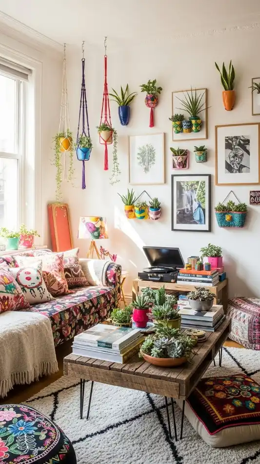 23 Eclectic Funky Home Decor Creative Ideas for a Stylish Space 8 DIY Plant Displays
