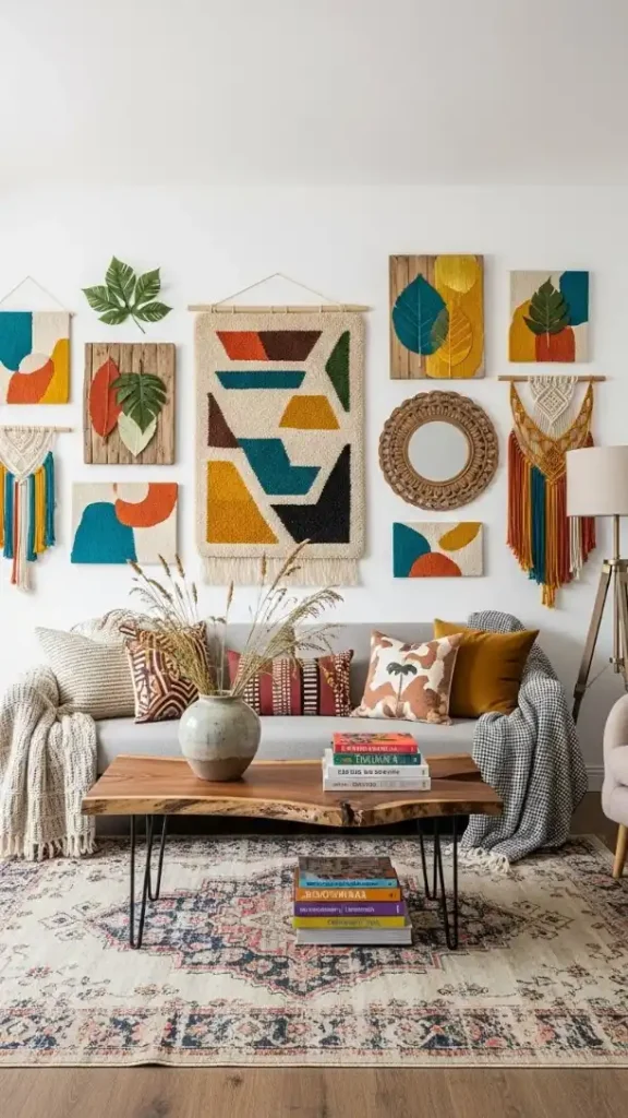 22 Earthy Funky Home Decor Creative Ideas for a Stylish and Natural Home 8 Funky Wall Art with Natural Materials