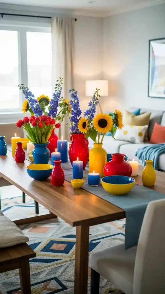 23 Primary Color Home Decor | Creative Ideas to Brighten Your Space 8 Primary Color Table Decor