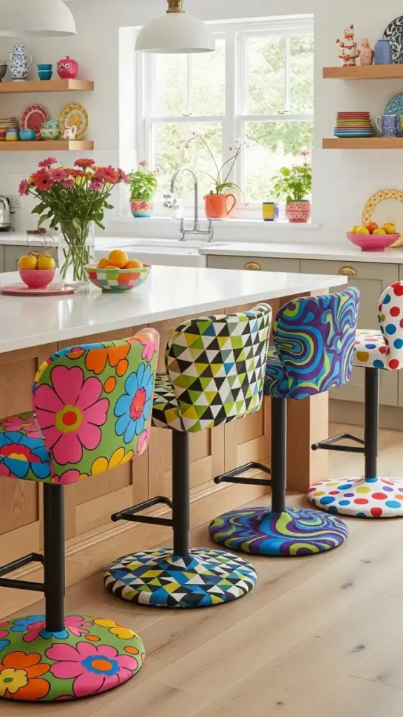 23 Unique Furniture Ideas for Funky Home Decor That Stand Out 9 Funky Bar Stools