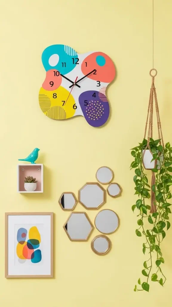 23 Funky Home Decor Items to Instantly Elevate Your Space 9 Funky Wall Clocks