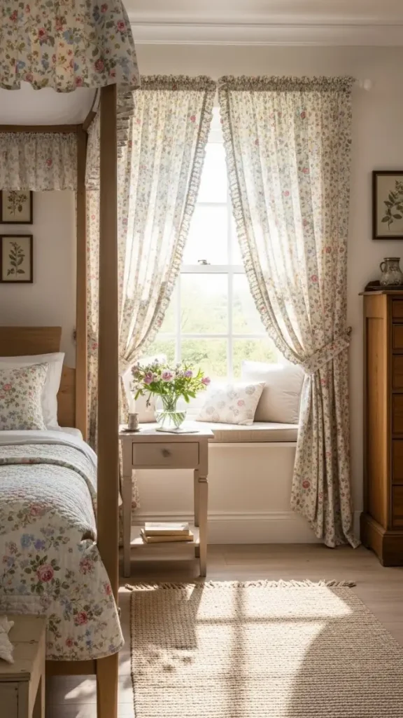 25 Thrifted Home Decor Amazon Ideas to Transform Your Space 10 Floral Cottage core Curtains