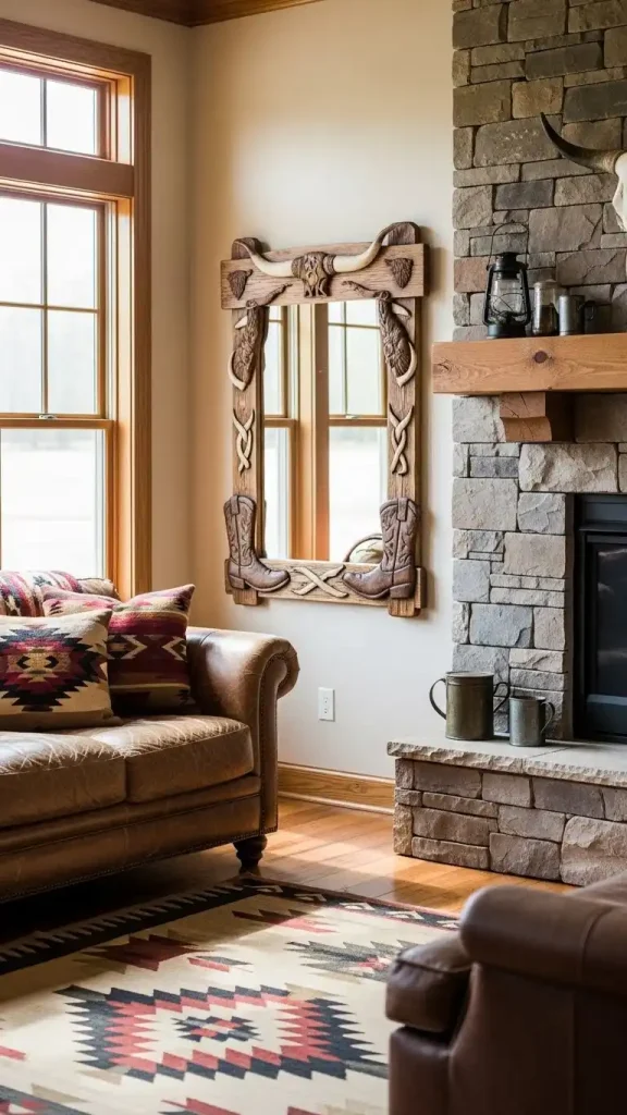 18 Thrifted Home Decor Western Ideas to Style Your Home 10 Rustic Western Mirrors