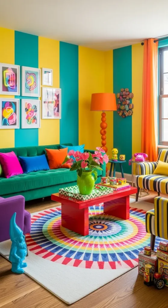 19 Quirky Home Decor Inspiration | Creative Ideas to Transform Your Space 2 Bold Color Combinations