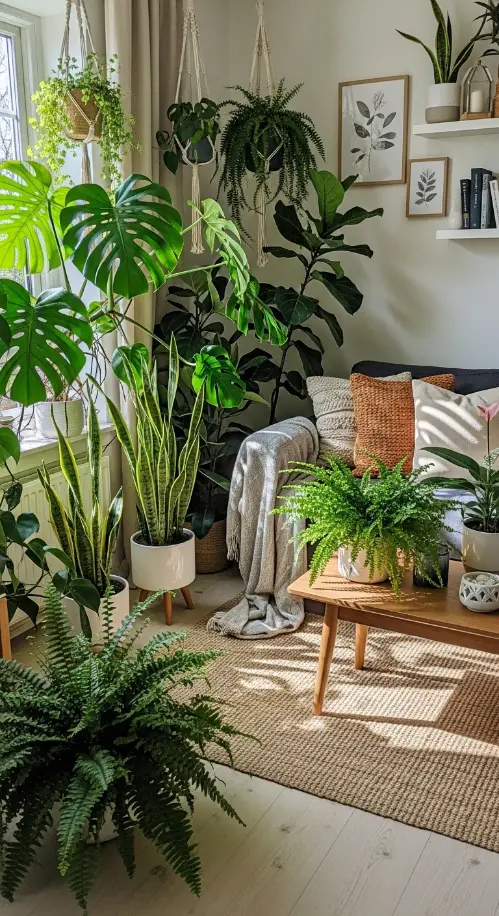 19 Green Aesthetic Home Decor | Fresh & Nature-Inspired Ideas 2 Botanical Indoor Plants