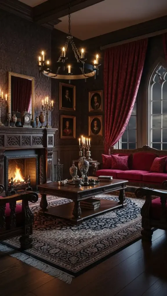 20 Traditional Gothic Home Decor | Timeless Elegance for Classic Homes 2 Dark Wooden Furniture