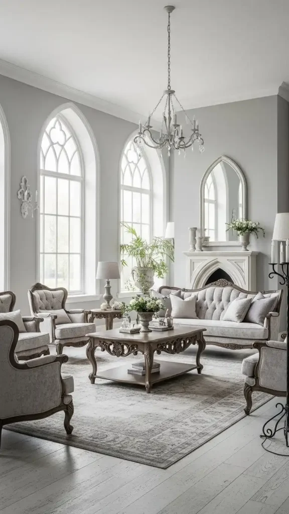 20 Light Gothic Home Decor | Elegant and Soft Gothic Ideas 2 Light Gothic Home Decor with Soft Neutral Color Palettes