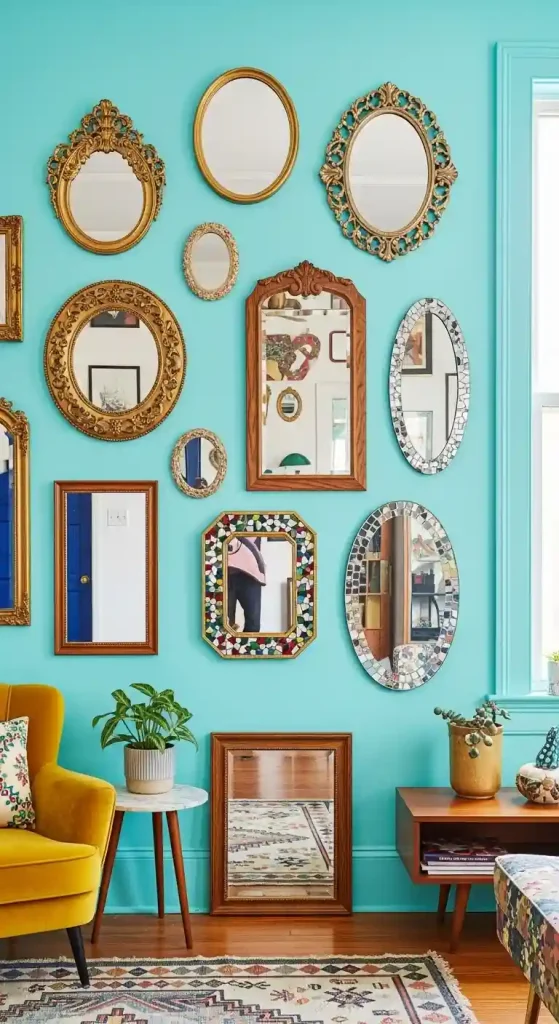 19 Unique Quirky Home Decor Ideas to Elevate Your Space 11 Eclectic Wall Mirrors