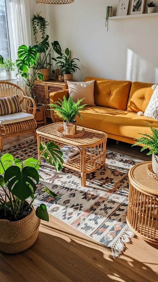 23 70s Aesthetic Home Decor | Retro-Inspired Ideas 11 Houseplants and Greenery