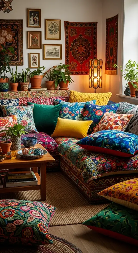 19 Quirky Home Decor Inspiration Apartment Therapy |Style Ideas for Small Spaces 11 Playful Textiles and Cushions