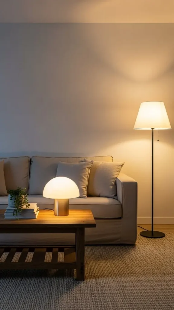 21 Neutral Aesthetic Home Decor | Serene & Stylish Ideas 12 Layered Lighting