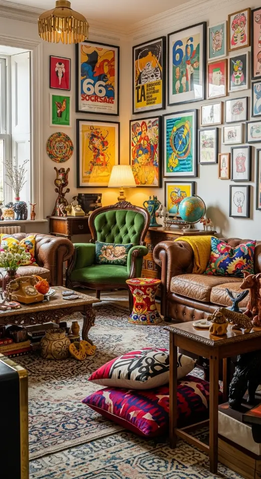 24 Eclectic Quirky Home Decor | Creative Ideas for a Unique Home 12 Vintage & Retro Accents