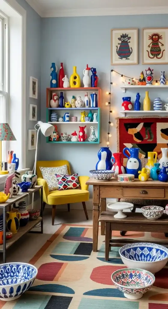 19 Unique Quirky Home Decor Ideas to Elevate Your Space 13 Artistic Ceramics & Pottery