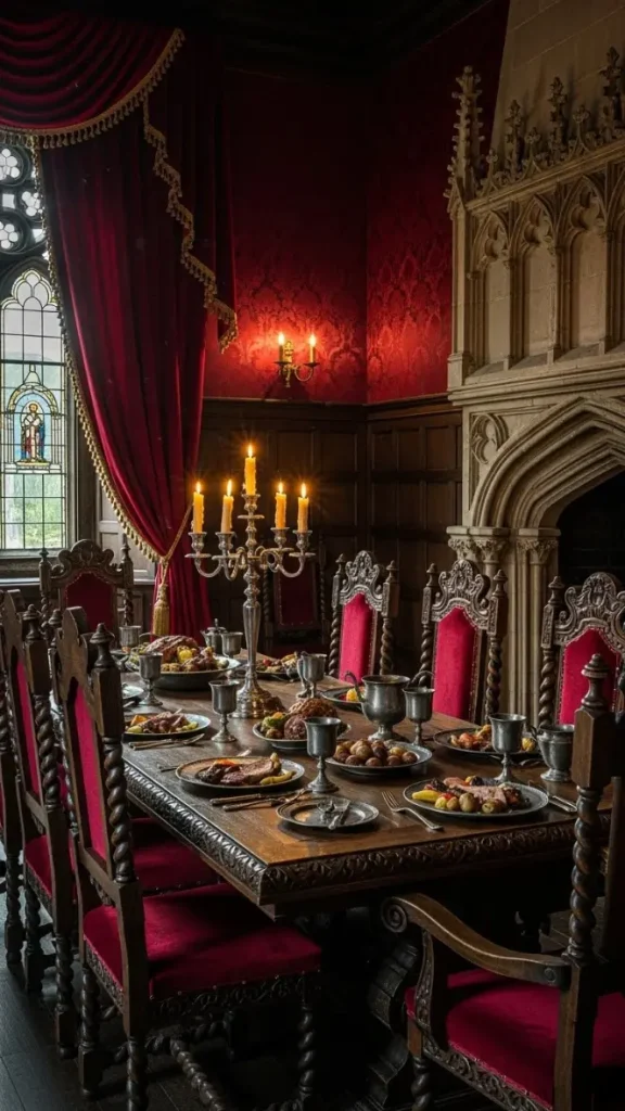 23 Dark Gothic Home Decor | Moody Elegance for Timeless Spaces 13 Gothic Dining Room Decor