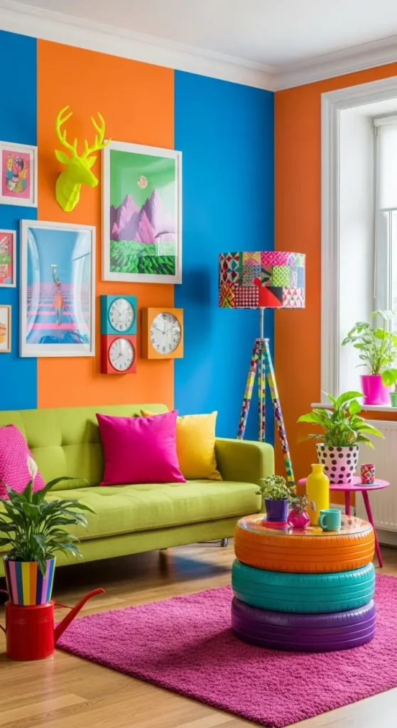 19 Quirky Home Decor Inspiration Apartment Therapy |Style Ideas for Small Spaces 13 Unexpected Color Pairings