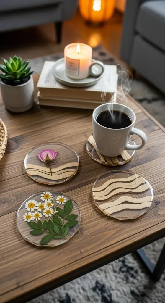 21 Aesthetic Home Decor Ideas Handmade | Unique DIY Inspirations 14 Handmade Coasters