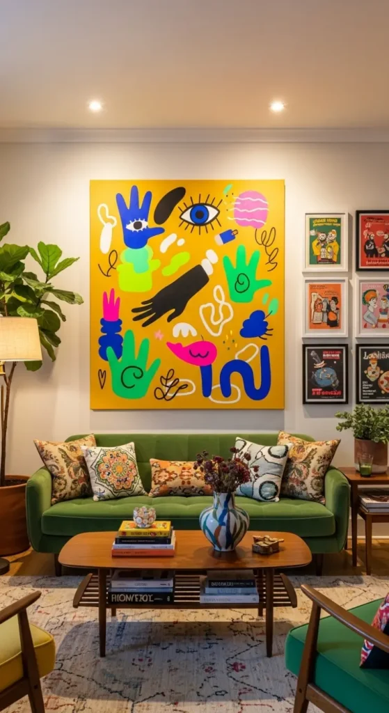 19 Quirky Home Decor Inspiration Apartment Therapy |Style Ideas for Small Spaces 14 Statement Art Pieces