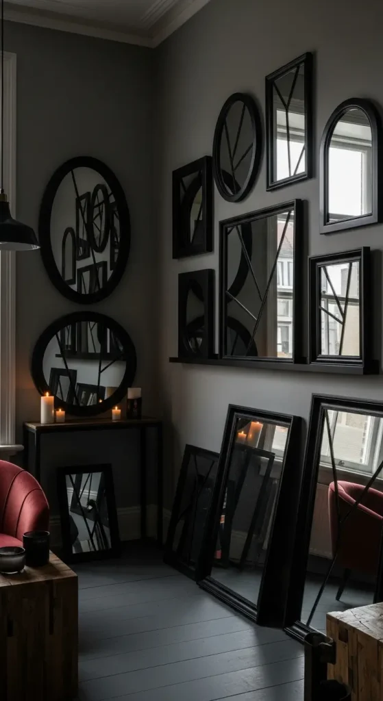 21 Dark Quirky Home Decor | Ideas for a Mysterious & Stylish Home 15 Dark Mirrors & Frames