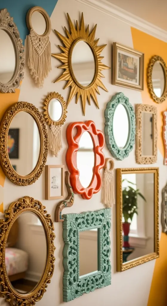 24 Eclectic Quirky Home Decor | Creative Ideas for a Unique Home 15 Eclectic Mirrors