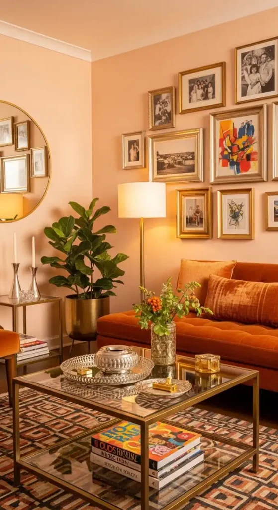 20 80s Aesthetic Home Decor | Retro & Vibrant Ideas 15 Metallic Picture Frames