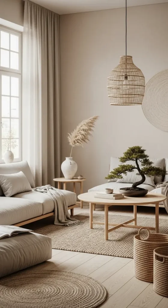 22 Beige Aesthetic Home Decor | Minimal & Cozy Ideas 16 Japandi Beige Interiors