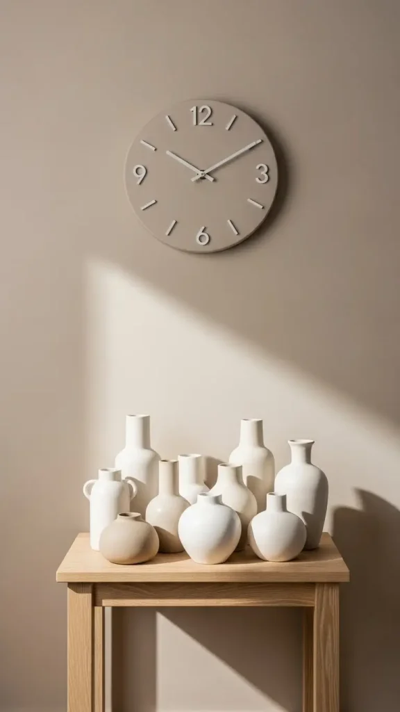 21 Neutral Aesthetic Home Decor | Serene & Stylish Ideas 16 Minimalist Clocks