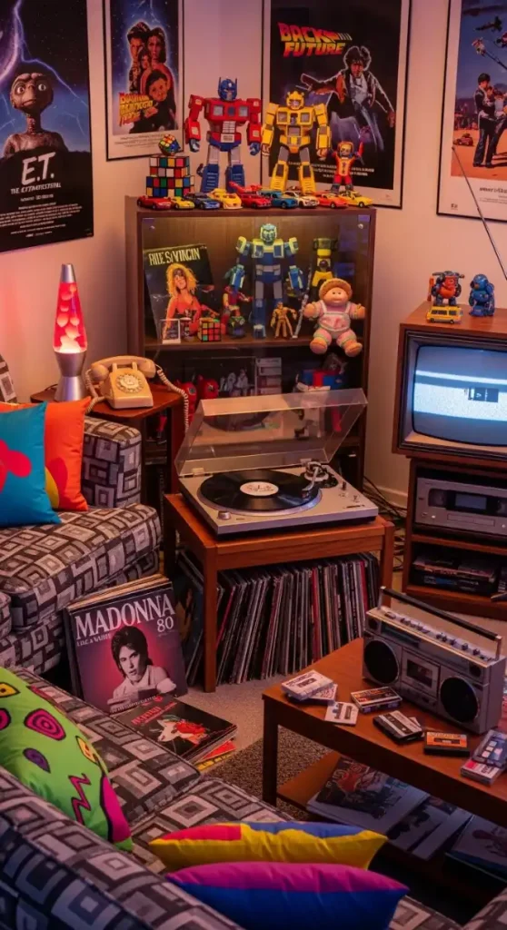 20 80s Aesthetic Home Decor | Retro & Vibrant Ideas 16 Pop Culture Memorabilia