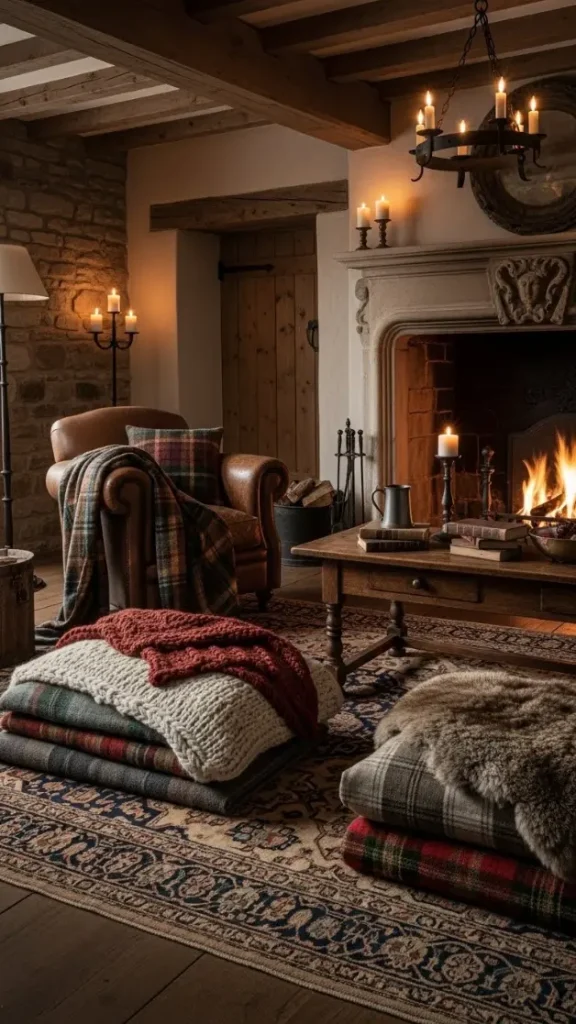 17 Outlander Aesthetic Home Decor | Timeless Ideas 17 Antique Rugs and Layered Textiles