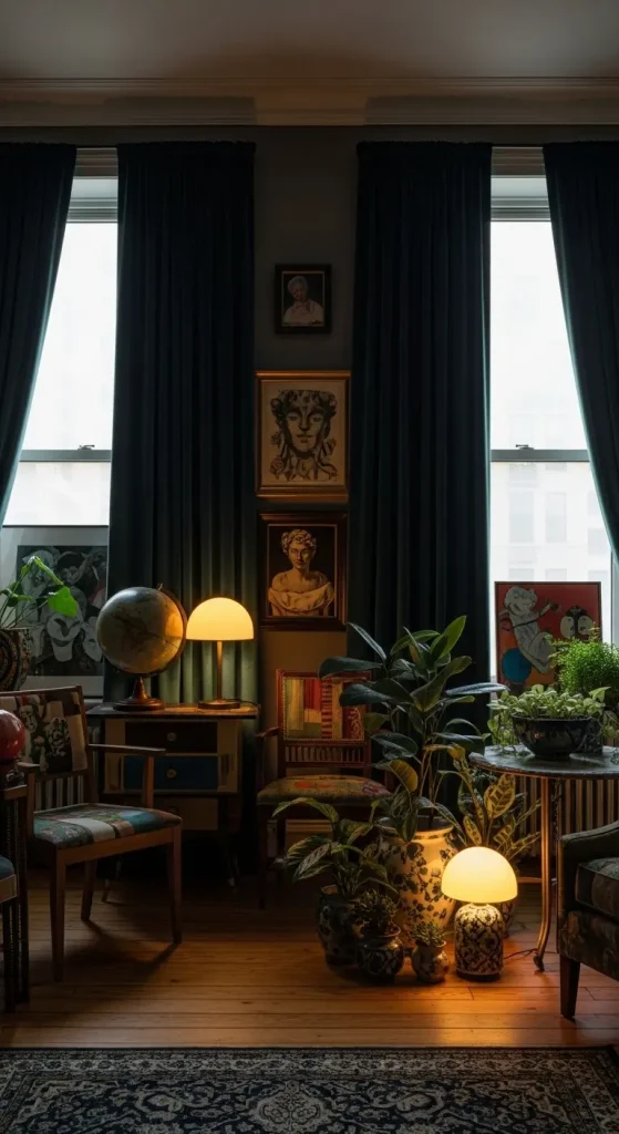 21 Dark Quirky Home Decor | Ideas for a Mysterious & Stylish Home 17 Dark Curtains & Drapes