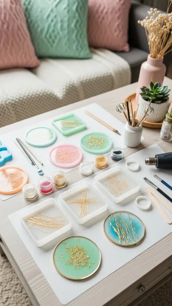 18 Aesthetic Home Decor DIY | Creative Ideas to Transform Your Space 18 Handmade Coasters