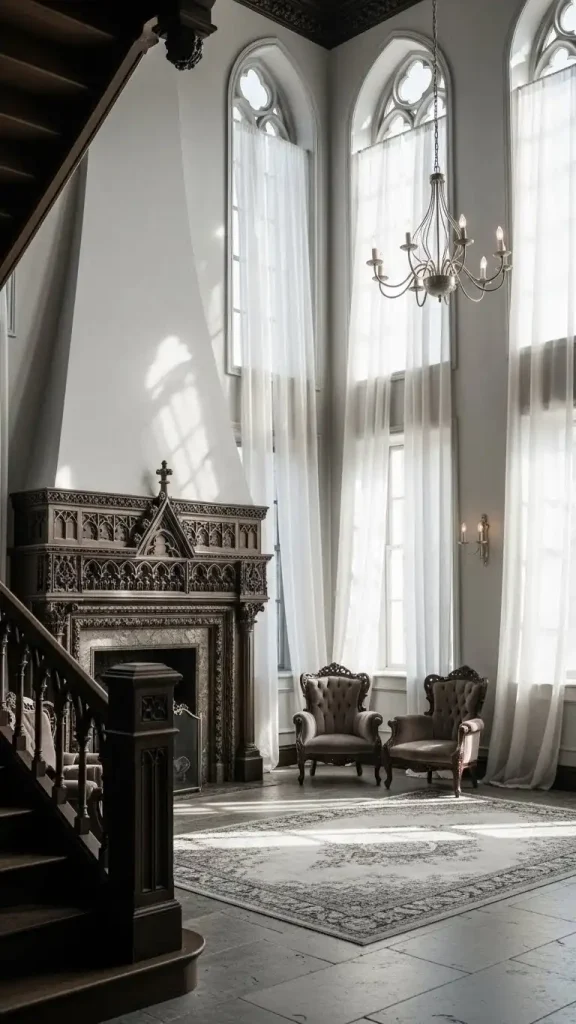 20 Light Gothic Home Decor | Elegant and Soft Gothic Ideas 18 Light Gothic Home Decor with Marble or Stone Details