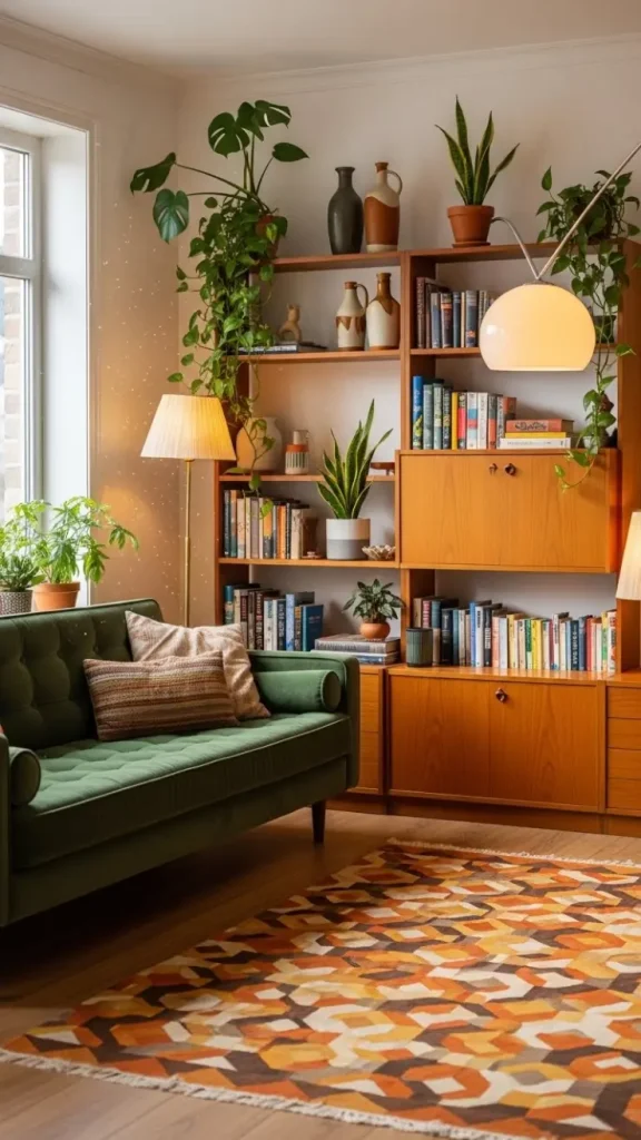 23 70s Aesthetic Home Decor | Retro-Inspired Ideas 18 Modular Shelving Units