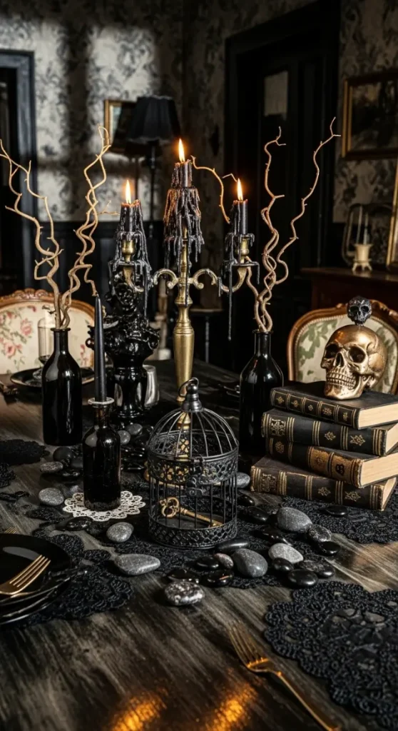 21 Dark Quirky Home Decor | Ideas for a Mysterious & Stylish Home 18 Whimsical Table Decor