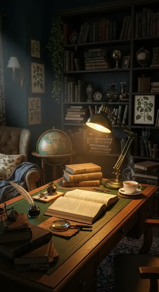 23 Dark Academia Aesthetic Home Decor | Moody & Intellectual Ideas 19 Writing & Study Nooks