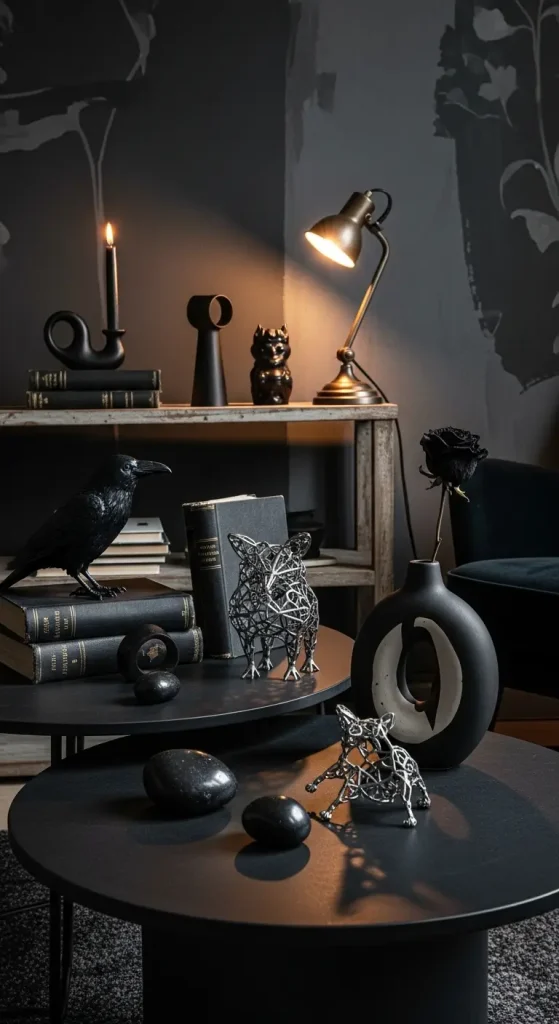 21 Dark Quirky Home Decor | Ideas for a Mysterious & Stylish Home 20 Playful Accessories in Dark Tones